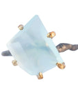 Kashmir Gem Silica Ring - 18ky Gold, 14k Yellow, Rose + White Gold - KMJ Variance Objects Jewelry - Rings
