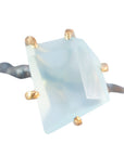 Kashmir Gem Silica Ring - 18ky Gold, 14k Yellow, Rose + White Gold - KMJ Variance Objects Jewelry - Rings