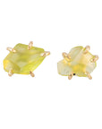 Peridot Studs Small - 14ky Gold