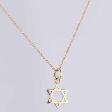 Small Chunky Star of David - 14k Gold