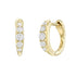 Diamond Mini Hoops - 18k Gold - KMJ Meredith Young Jewelry Jewelry - Earrings