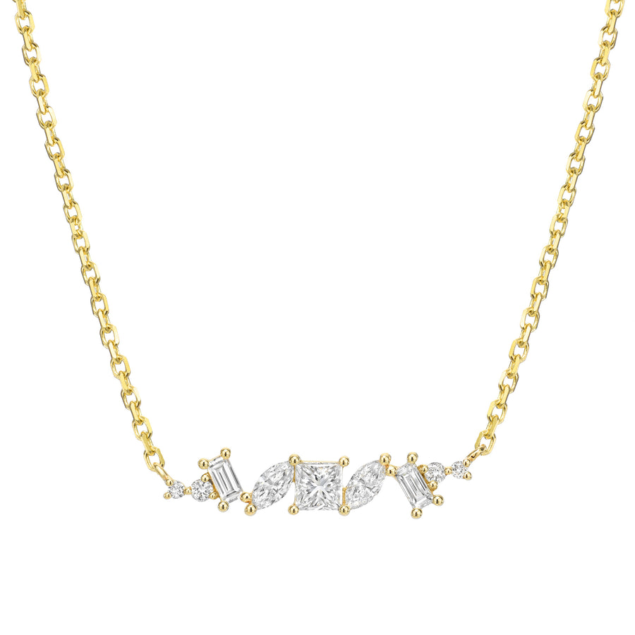 Chaos Necklace - 18k Gold + Diamonds
