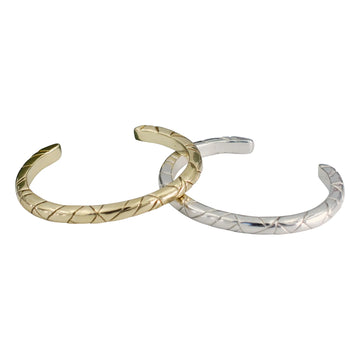 Geo Cuff - Sterling Silver