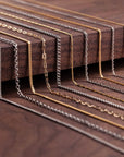 Fine Curb Chain - Oxidized Sterling Sivler 20"