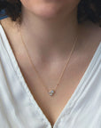 Constellation Pendant - 14k Gold + White Sapphires