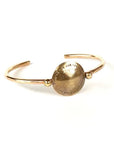 Cyprus Signet Cuff - Oxidized Brass & 14k Gold-Fill
