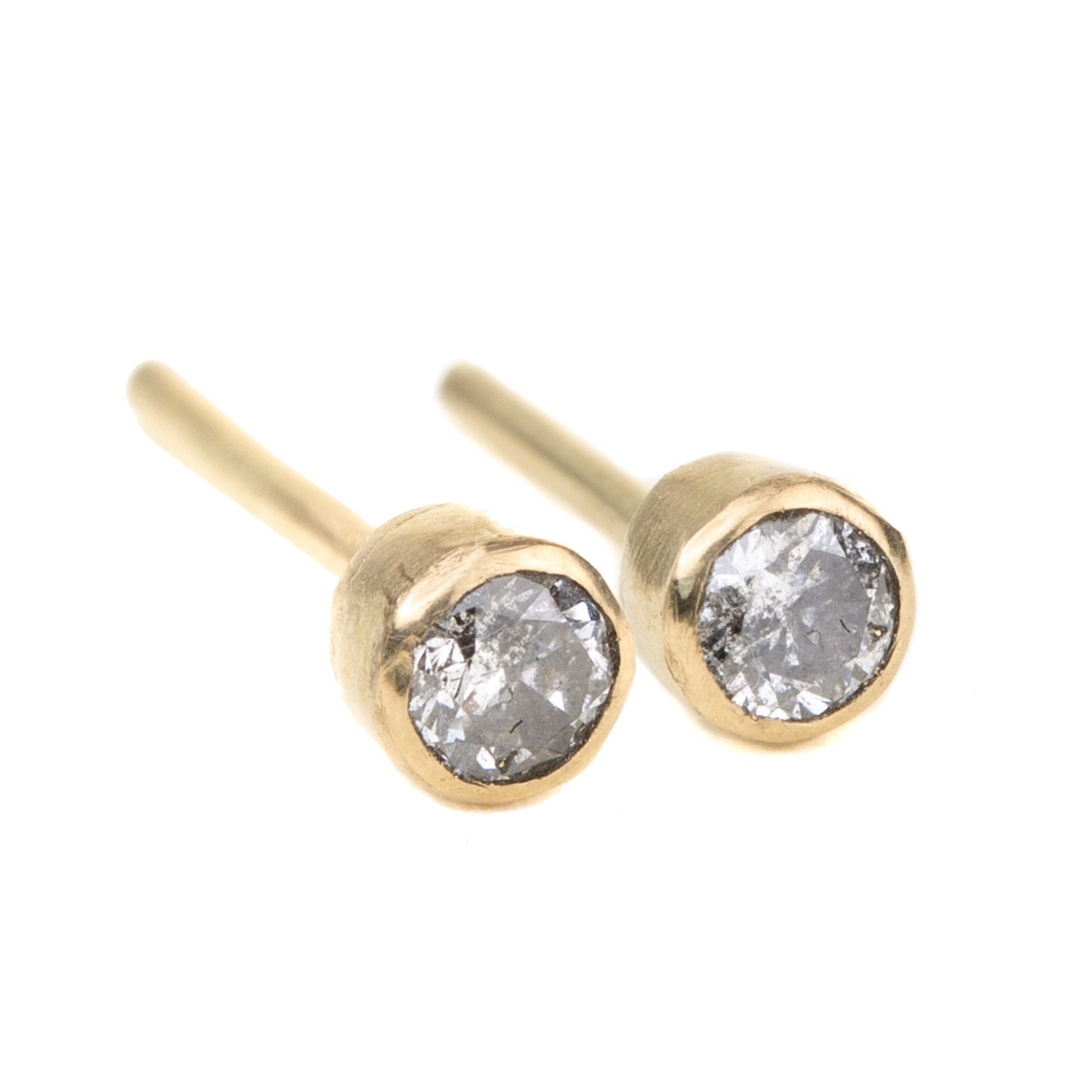 Petite Diamond Studs - KMJ Kate Maller Jewelry Jewelry - Earrings