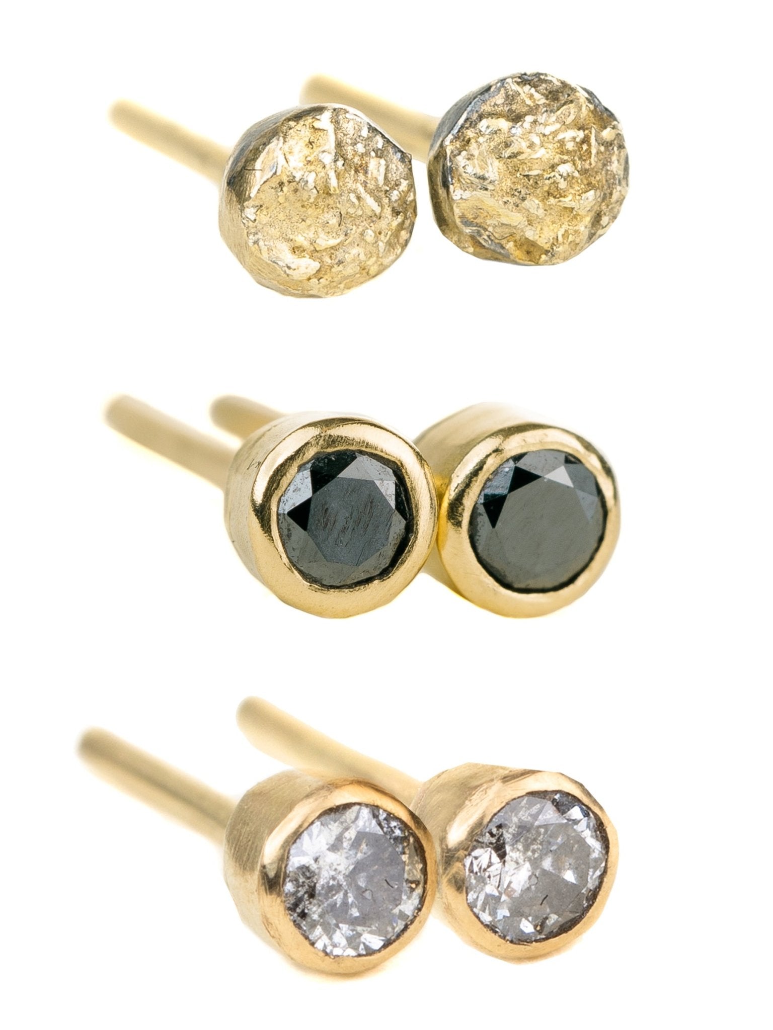 Petite Diamond Studs - KMJ Kate Maller Jewelry Jewelry - Earrings