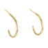 Miniest Hoop Earrings - 18k Gold, 22k Gold Dusted, Oxidized Silver - KMJ Kate Maller Jewelry Jewelry - Earrings