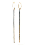 The About Town Earrings - 18k Gold Fused with Oxidized Silver - KMJ Kate Maller Jewelry Jewelry - Earrings