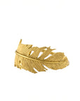 Wrapped Feather Ring - Sterling Silver - 22k Gold over Sterling Silver