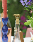 Pig Brass & Cork Bottle Stopper