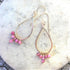 Isla Earrings - 14k Gold Fill + Pink Tourmaline - KMJ James & Jezebelle Unclassified