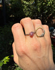 Ruby Ring - 18ky Gold, 14k Yellow, Rose + White Gold - KMJ Variance Objects Jewelry - Rings