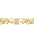 Multi Bezel Ring - 18k Gold + Diamonds