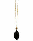 Black Amulet Bronze Pendant Necklace