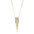 Mini Decidedly Deco Necklace - 22k/18k Gold, Oxidized Silver - KMJ Kate Maller Jewelry Jewelry - Necklaces