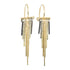Mini Decidedly Deco Earrings - 22k/18k Gold, Oxidized Silver - KMJ Kate Maller Jewelry Jewelry - Earrings