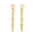 Gold Tiny Dot Drop Earrings - 18k Gold, Oxidized Silver + VS Diamonds - KMJ Kate Maller Jewelry Jewelry - Earrings