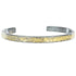 Dusted Narrow Cuff - 22k/18k Gold, Oxidized Silver - KMJ Kate Maller Jewelry Jewelry - Bracelets