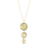 Blossom Drop Necklace on 14ky Gold Chain - 22k/14k Gold, Oxidized Silver - KMJ Kate Maller Jewelry Jewelry - Necklaces