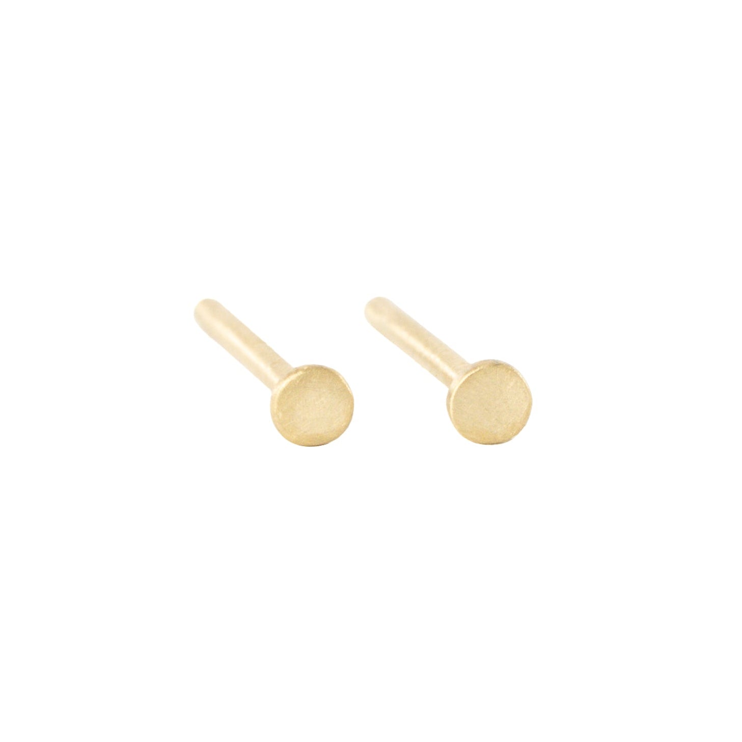 18k Tiny Gold Dot Studs - 18k Gold - KMJ Kate Maller Jewelry Jewelry - Earrings
