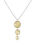 Blossom Drop Necklace - 22k/14k Gold + Oxidized Silver - KMJ Kate Maller Jewelry Jewelry - Necklaces