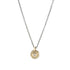 Tricia Necklace on Oxidized Silver Chain - 22k/18k/14k Gold, Oxidized Silver + VS White Diamond - KMJ Kate Maller Jewelry Jewelry - Necklaces