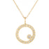18ky Gold Everyday Scattered Diamond Pendant on 14k Gold Chain - 18k/14k Gold + VS White Diamonds - KMJ Kate Maller Jewelry Jewelry - Necklaces
