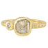 1.02ct Cushion Shaped Rosecut Clear Diamond - 18ky + VS Accent - KMJ Kate Maller Jewelry Jewelry - Rings