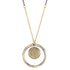 Small Sun Centric Necklace - 22k/18k/14k Gold + Oxidized Silver - KMJ Kate Maller Jewelry Jewelry - Necklaces