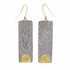 Sun Rays Earrings - 22k/14k Gold, Oxidized Silver + VS White Diamonds - KMJ Kate Maller Jewelry Jewelry - Earrings