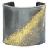 Slice Statement Cuff - 22k Gold + Oxidized Silver - KMJ Kate Maller Jewelry Jewelry - Bracelets