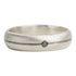 Black Diamond Slice Ring - Oxidized Silver - KMJ Kate Maller Jewelry Jewelry - Mens
