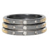 Orbit Stacking Ring - 22k Gold, Oxidized Silver + VS White Diamonds - KMJ Kate Maller Jewelry Jewelry - Rings