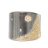 Night Sky Cigar Band - 22k/18k Gold, Oxidized Silver + VS White Diamonds - KMJ Kate Maller Jewelry Jewelry - Rings