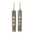 Sunnyside Diamond Earrings - 18k/14k Gold, Oxidized Silver, + VS White Diamonds - KMJ Kate Maller Jewelry Jewelry - Earrings