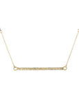 Terra Bar Necklace - 22k/18k/14k Gold + Oxidized Silver - KMJ Kate Maller Jewelry Jewelry - Necklaces