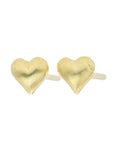 18k Golden Love Studs- 18k Gold