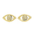 Golden Eye Studs - 22k/18k Gold, Oxidized Silver - KMJ Kate Maller Jewelry Jewelry - Earrings