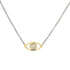 Golden Eye Necklace - 22ky Gold, 18ky Gold + Oxidized Silver - KMJ Kate Maller Jewelry Jewelry - Necklaces