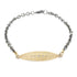 Peas in a Pod Bracelet- 14k Gold, Oxidized Silver + VS White Diamonds - KMJ Kate Maller Jewelry Jewelry - Bracelets