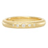 Half-Round Stacker 5 Diamond - 18k/20k + VS Diamonds - KMJ Kate Maller Jewelry Jewelry - Rings