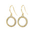 Dusted Orb Everyday Earrings - 22k/14ky Gold + Oxidized Silver - KMJ Kate Maller Jewelry Jewelry - Earrings