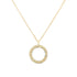 Dusted Orb Necklace - 22k/14ky Gold + Oxidized Silver - KMJ Kate Maller Jewelry Jewelry - Necklaces