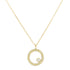 Dusted + Diamond Orb Necklace - 22k/14ky Gold, Oxidized Silver + Diamond - KMJ Kate Maller Jewelry Jewelry - Necklaces
