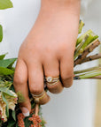 Dusted Bar + Link Bracelet - 22k Gold + Oxidized Silver - KMJ Kate Maller Jewelry Jewelry - Bracelets