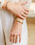 Winter Wonderland Cuff - 18ky + Diamonds