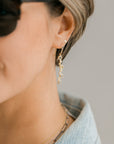 Diamond Bloom Earrings - Gold + Rose Cut Diamonds - KMJ Kate Maller Jewelry Jewelry - Earrings