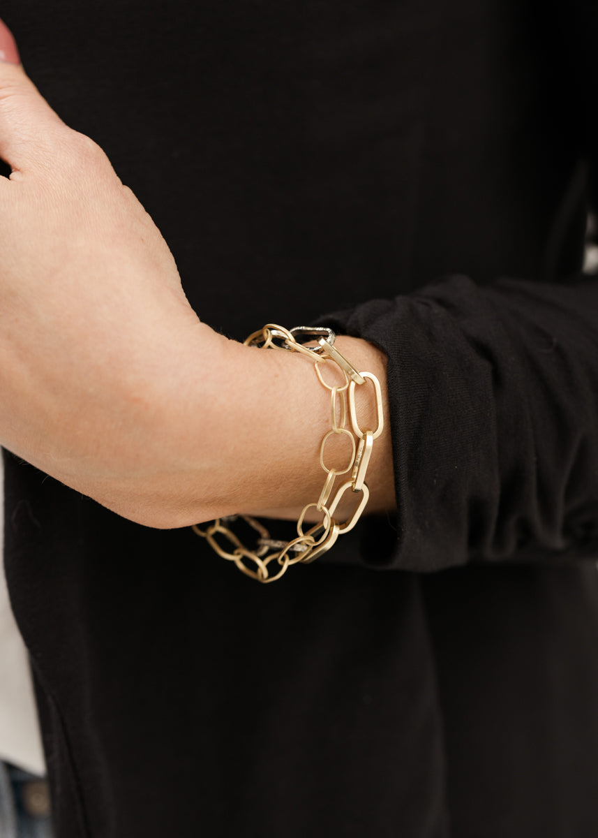 Legacy Gold Link Bracelet - 18ky Gold